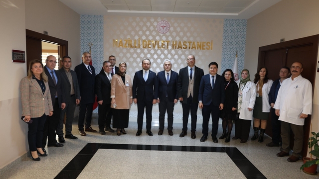 Nazilli'deki sağlık hizmetleri yerinde incelendi