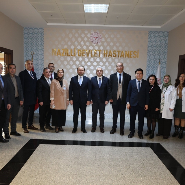 Nazilli'deki sağlık hizmetleri yerinde incelendi
