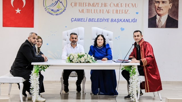 Çameli'de 2025 yılının son nikâhı kıyıldı