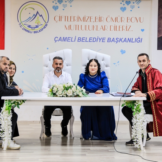 Çameli'de 2025 yılının son nikâhı kıyıldı
