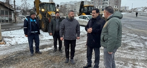 Battalgazi'de Başkan Taşkın ekiplerle birlikte sahada