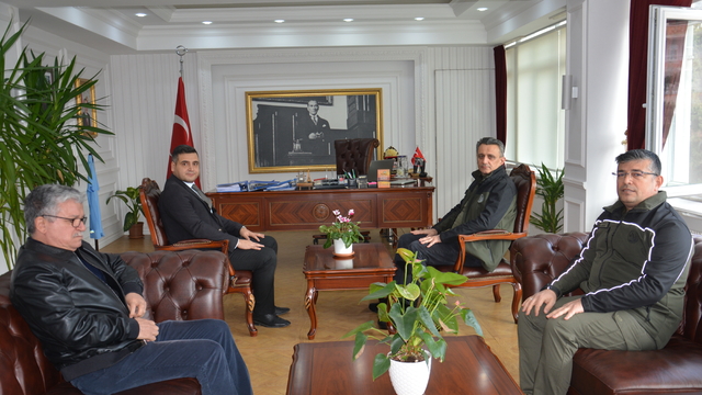 Gülnar Kaymakamı Şanal'a, Mersin Orman Bölge Müdürü Ataş'tan ziyaret