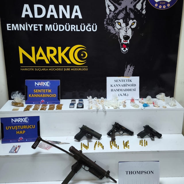 Adana'da uyuşturucu operasyonunda yakalanan 3 zanlı tutuklandı
