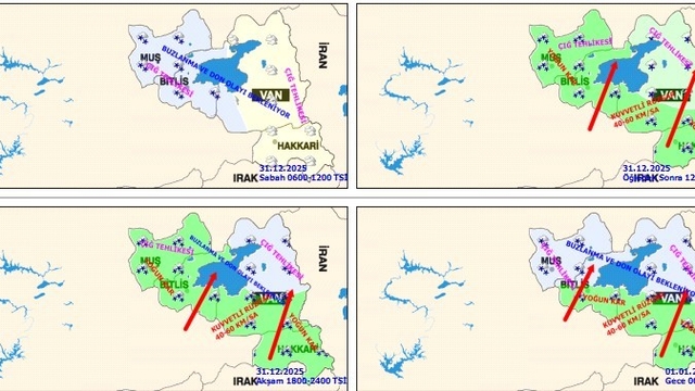 Bölgede kar, fırtına ve çığ uyarısı