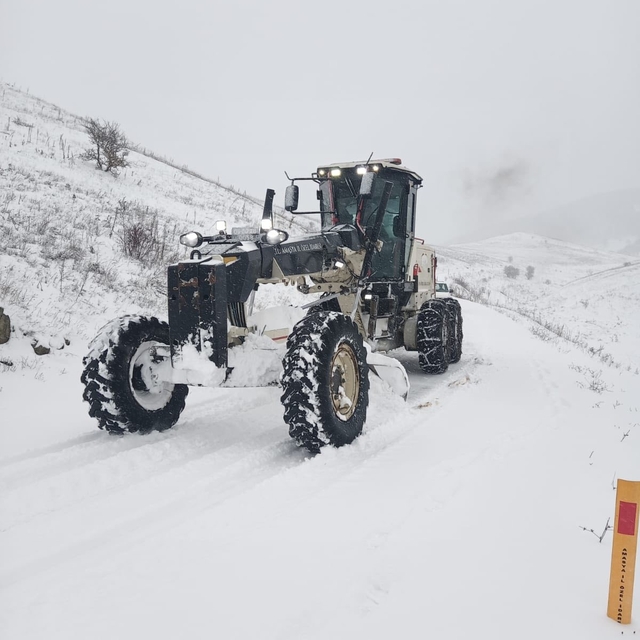 Amasya'da 28 köy yolu ulaşıma kapalı