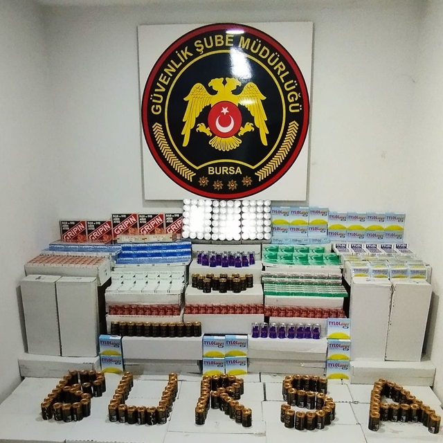 Bursa'da 246 bin 546 sahte etiketli ilaç ele geçirildi