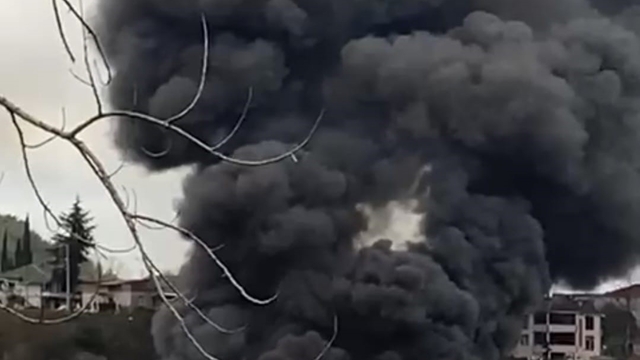 Sera Gölü'ndeki turistik işletmede yangın
Ahşap tesis yangında kül oldu