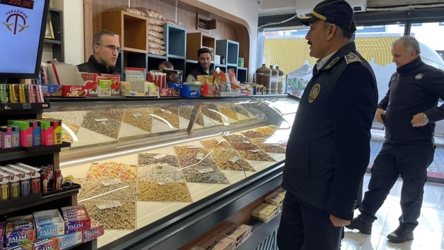 Zabıta ekiplerinden yılbaşı öncesi denetim