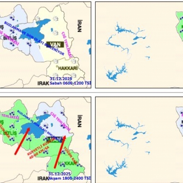 Bölgede kar, fırtına ve çığ uyarısı