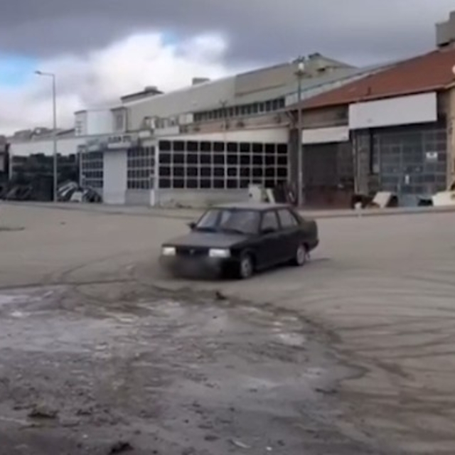 Attığı drift sosyal medyaya düştü 46 bin TL ceza yedi