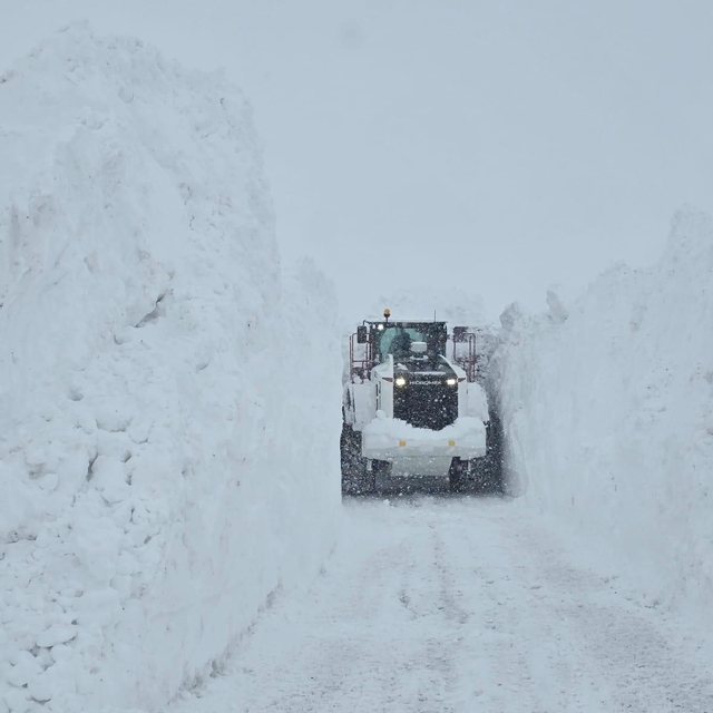Şırnak'ta kar kalınlığı 2 metreyi geçti