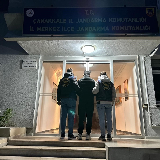 Çanakkale'de kesinleşmiş hapis cezası olan 9 şüpheli yakalandı