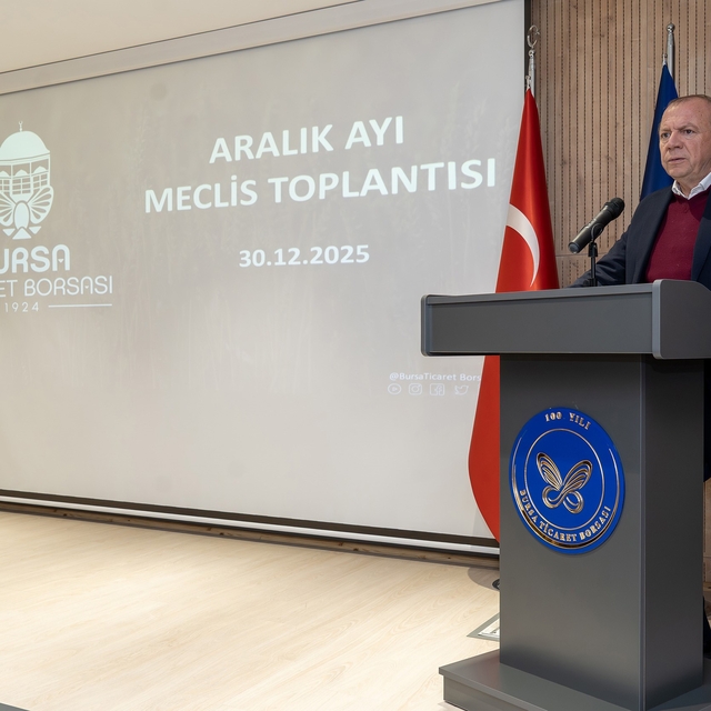 Bursa Ticaret Borsası'nın 2026 bütçesi 100 milyon oldu
Bursa Ticaret Borsas...