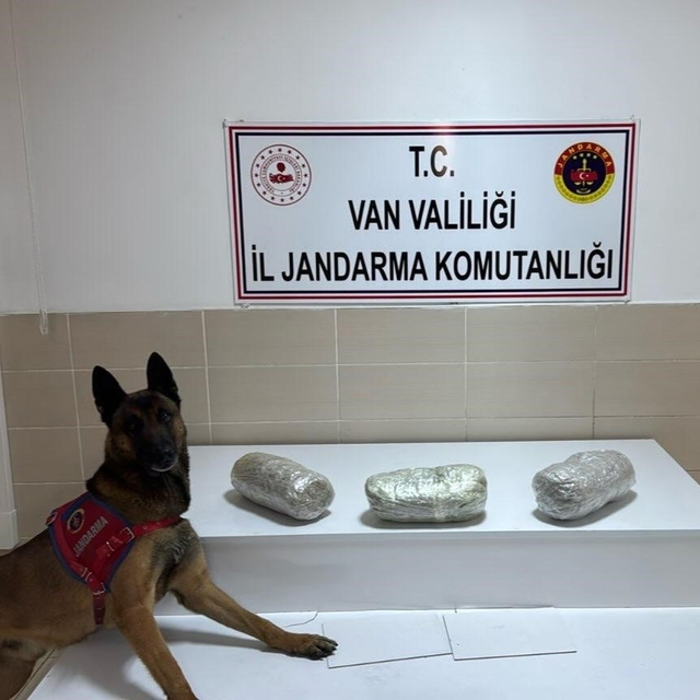 Gevaş'ta 3 kilo esrar ele geçirildi