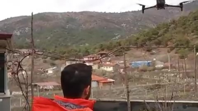 İneği kaybolan çiftçinin imdadına AFAD ve jandarma yetişti