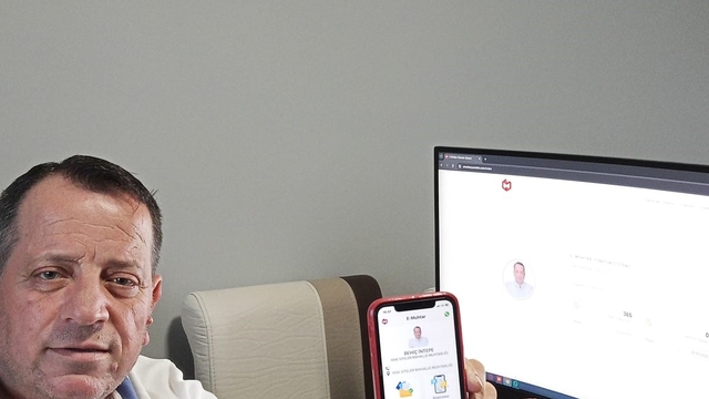 Alaplı'da tebligat mağduru muhtar, "E-Muhtar" uygulamasını hayata geçirdi