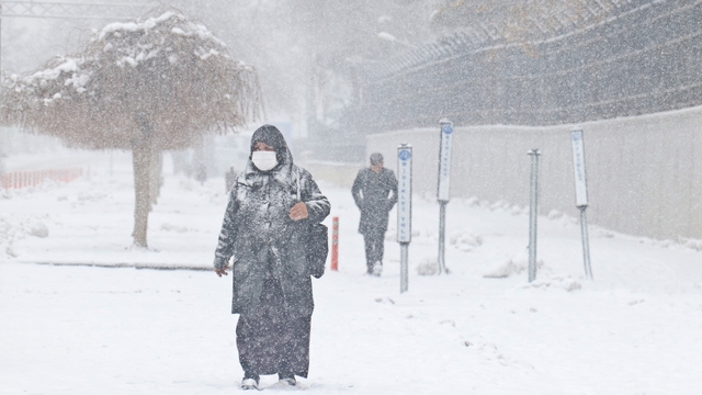 Diyarbakır'da kar yağışı