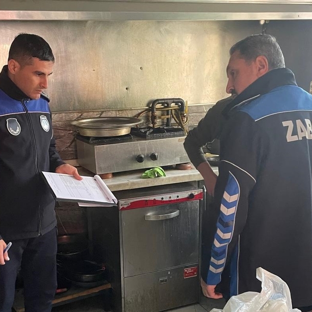 Zabıtadan yeni yıl öncesi sıkı denetim