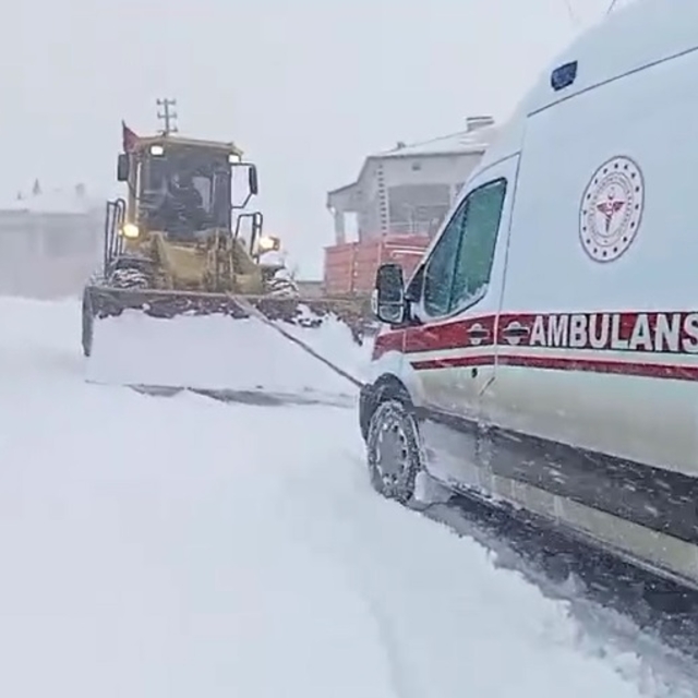 Sivas'ta kar yağışı (2)