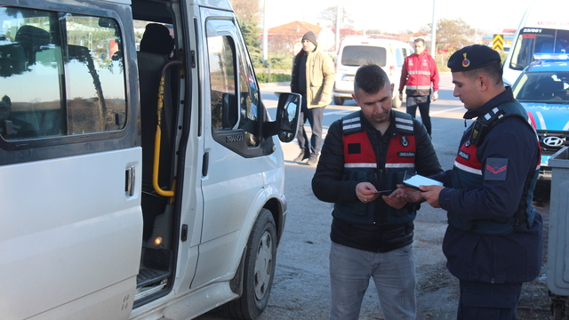 Samsun'da yeni yıl öncesi yol denetimi yapıldı