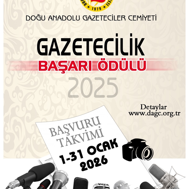 DAGC gazetecileri ödüllendirecek