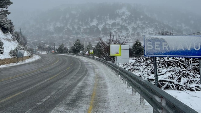 Sertavul Geçidi'nde ulaşım kontrollü sağlanıyor