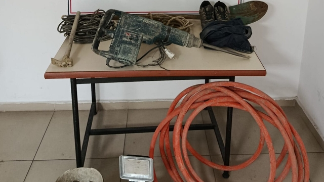 Samsun'da kaçak kazı yapan 3 kişi suçüstü yakalandı