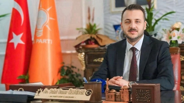 AK Parti Siirt İl Başkanı Özturan'dan yeni yıl mesajı