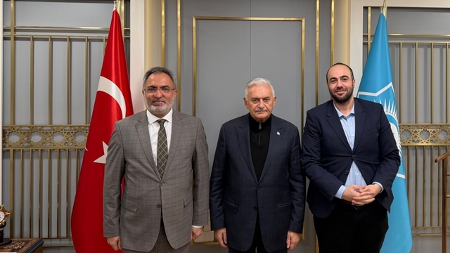 AYBÜ Rektörü Köseoğlu'dan Aksakallar Konseyi Başkanı Binali Yıldırım'a ziyaret