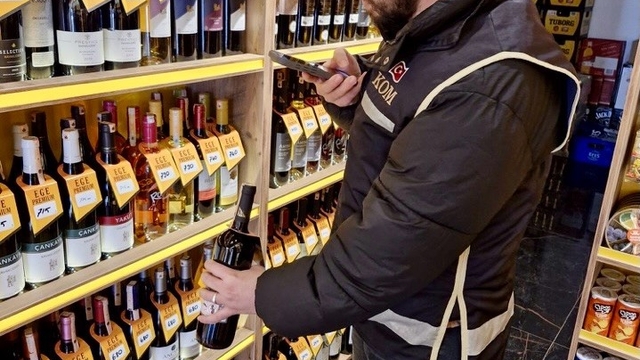 Bilecik'te yılbaşı öncesi sahte ve kaçak alkol denetimi