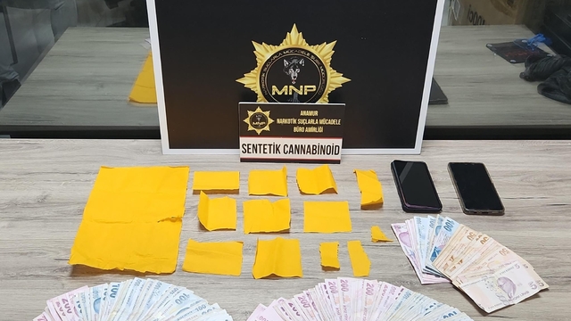 Mersin'de uyuşturucu ticareti yaptığı iddiasıyla 1 şüpheli tutuklandı