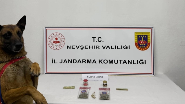 Nevşehir'de uyuşturucu operasyonunda 2 zanlı yakalandı