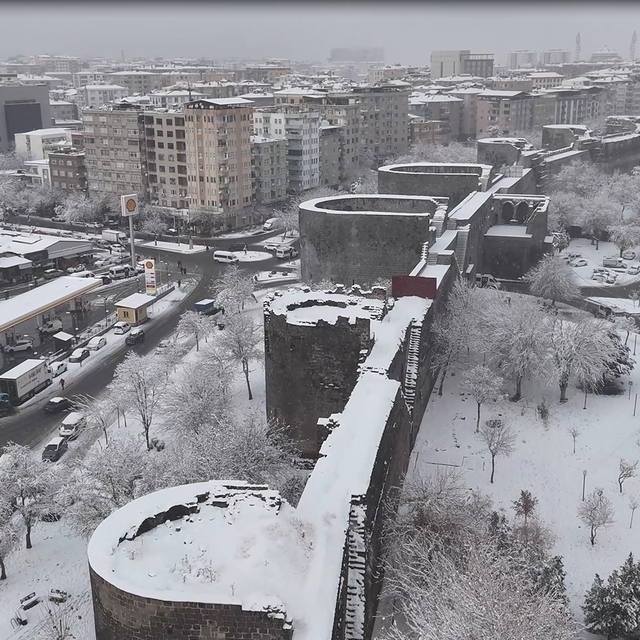 Diyarbakır'da kar yağışı (3)