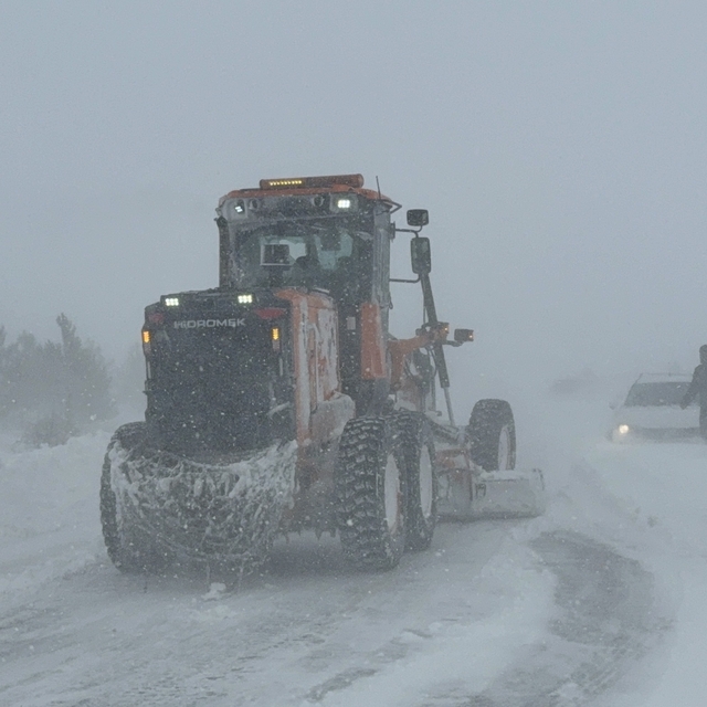 Sivas'ta kar yağışı (5)