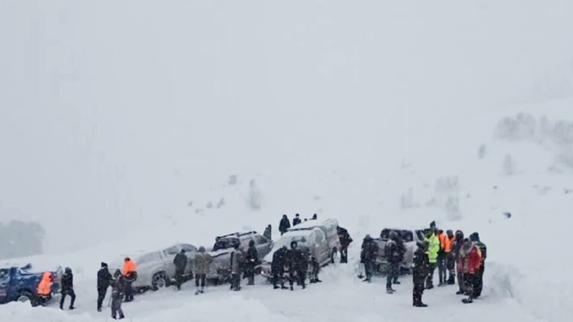 Artvin'de çığ düştü; kar altında kalan 3 çobandan 1'i öldü, 2'si aranıyor (2)