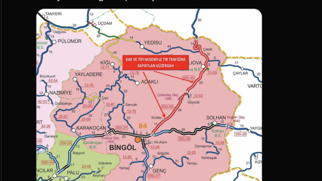 Bingöl'de kar yağışı; 100 köy yolu ulaşıma kapandı (3)