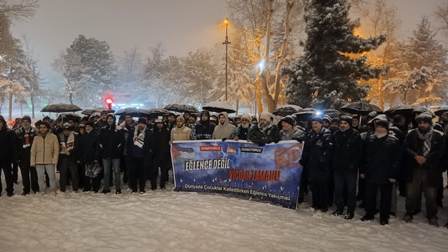 Malatya'da Gazze'ye destek yürüyüşü yapıldı