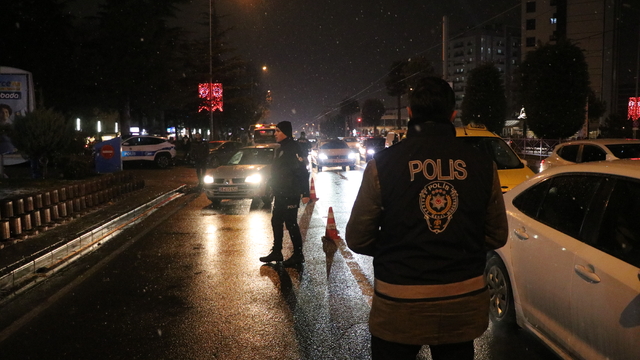 Kayseri'de 'yılbaşı' denetimi gerçekleştirildi