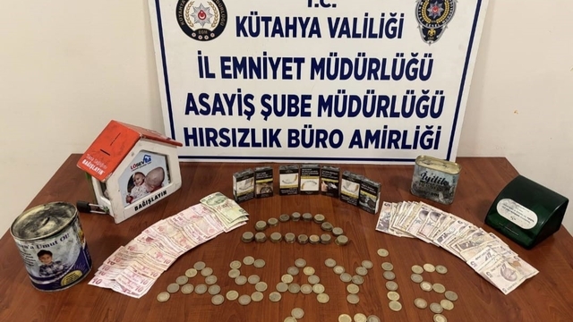 Kütahya'da 4 ayrı hırsızlık olayının şüphelisi saklandığı iş yerinin bodrumunda yakalandı