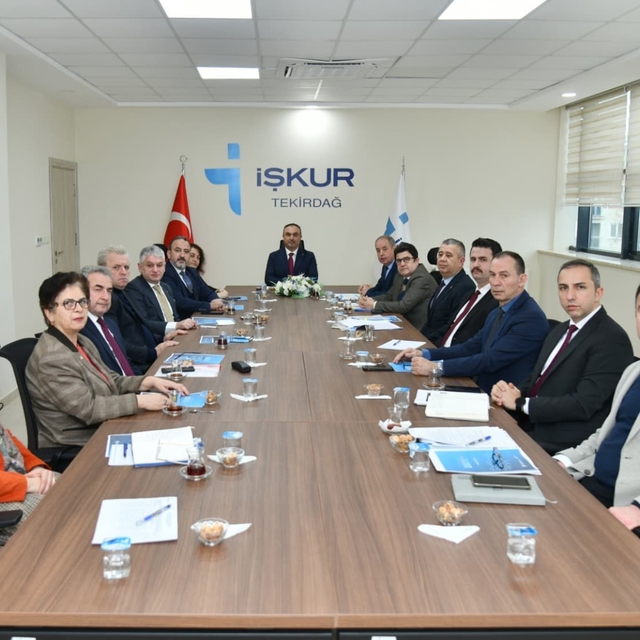 Tekirdağ İstihdam ve Mesleki Eğitim Kurulu toplantısı