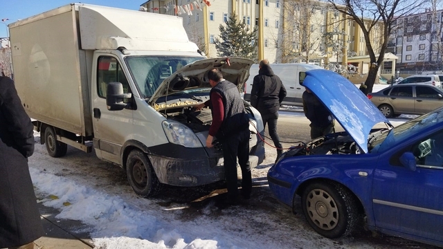 Sibirya soğuklarının etkili olduğu Ardahan'da