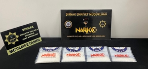 Şırnak'ta narkotik operasyonu: Yarım kilo metamfetamin ele geçirildi