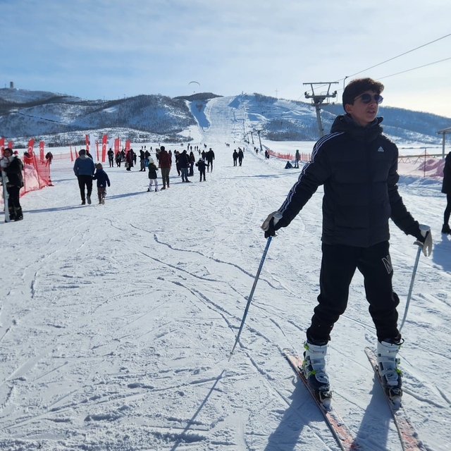 Munzur'un eteklerinde kayak sezonu başladı
