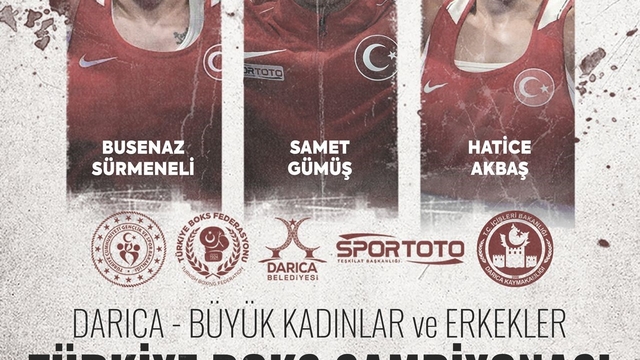 Büyük Kadınlar ve Erkekler Türkiye Boks Şampiyonası Darıca'da yapılacak