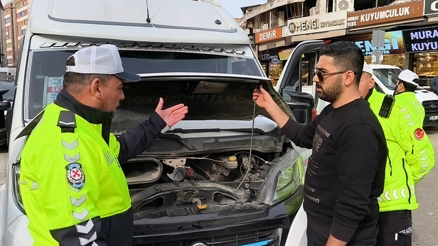 28 sürücüye toplam 116 bin 976 lira ceza kesildi