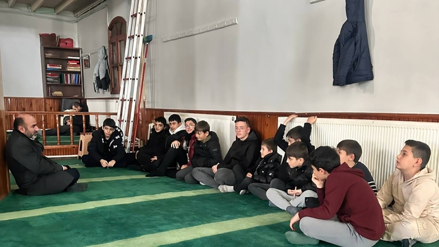 Aydıntepe'de ortaokul öğrencilerine ara dönem kampı