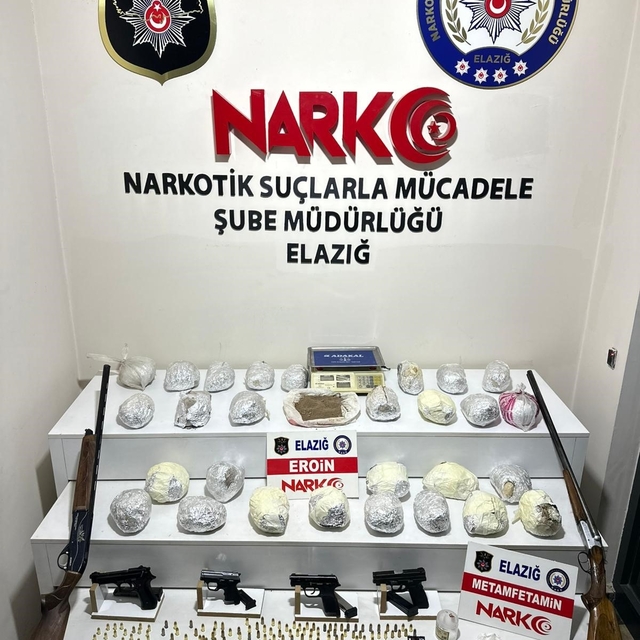 Elazığ'daki uyuşturucu operasyonunda 4 tutuklama