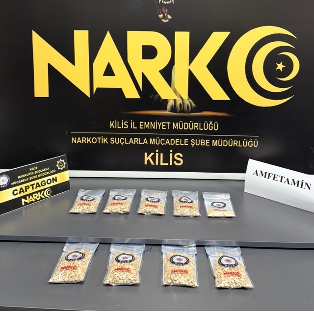 Kilis'te uyuşturucu operasyonunda yakalanan 3 şüpheli tutuklandı