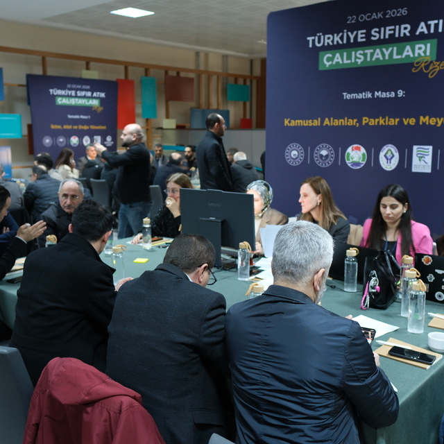 Rize'de 'sıfır atık' çalıştayı düzenlendi