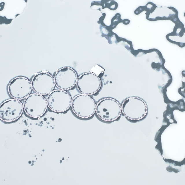 Kastamonu'da yüzeyi buz tutan Kulaksızlar Barajı dron ile görüntülendi